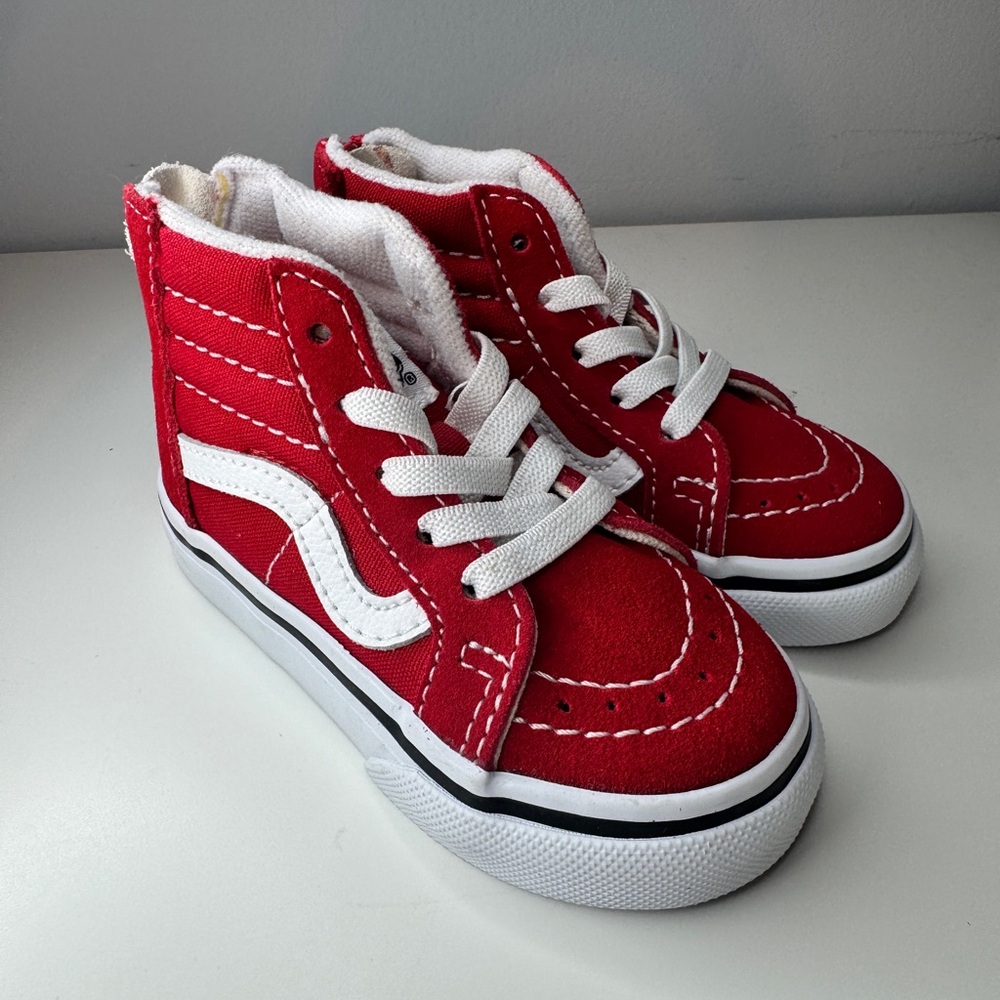 Vans High Top Zip Up Shoes
